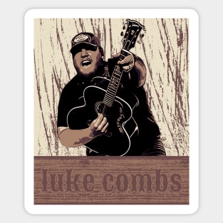 Luke combs // Country Music Sticker